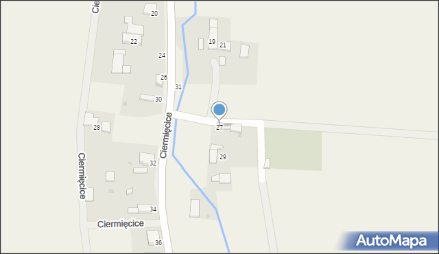 Ciermięcice, Ciermięcice, 27, mapa Ciermięcice