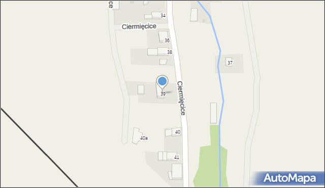 Ciermięcice, Ciermięcice, 39, mapa Ciermięcice