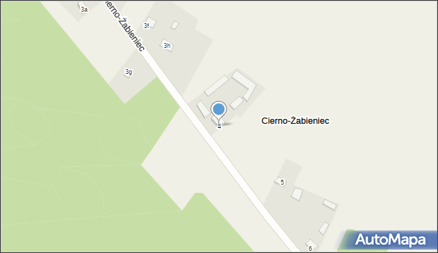 Cierno-Żabieniec, Cierno-Żabieniec, 4, mapa Cierno-Żabieniec