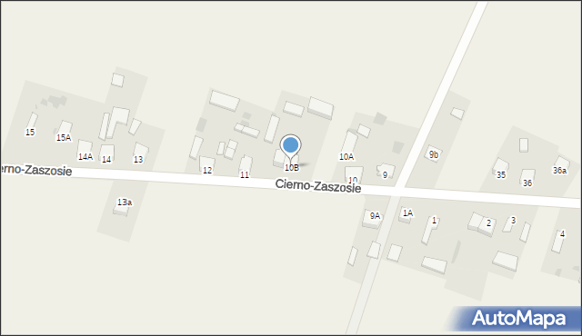 Cierno-Zaszosie, Cierno-Zaszosie, 10B, mapa Cierno-Zaszosie