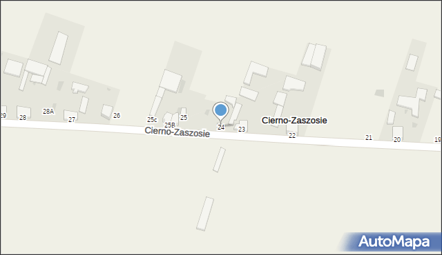 Cierno-Zaszosie, Cierno-Zaszosie, 24, mapa Cierno-Zaszosie