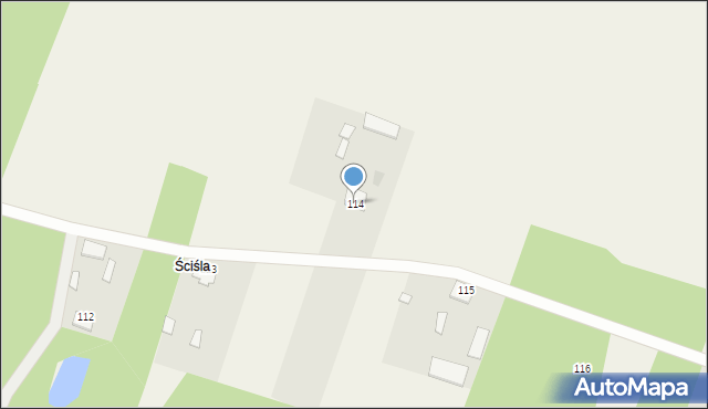 Cierpięta, Cierpięta, 114, mapa Cierpięta
