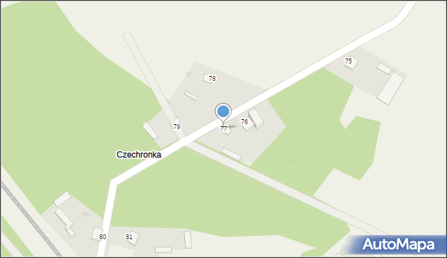 Cierpięta, Cierpięta, 77, mapa Cierpięta