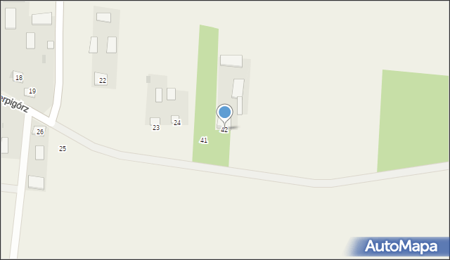 Cierpigórz, Cierpigórz, 42, mapa Cierpigórz