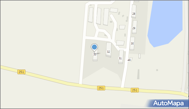 Cieślin, Cieślin, 33, mapa Cieślin