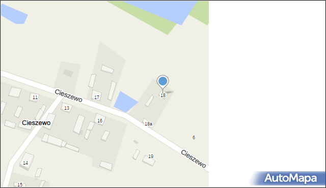 Cieszewo, Cieszewo, 18, mapa Cieszewo