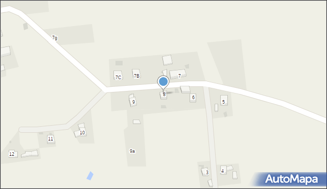 Cieszkowice, Cieszkowice, 8, mapa Cieszkowice