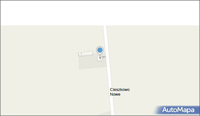 Cieszkowo Nowe, Cieszkowo Nowe, 8, mapa Cieszkowo Nowe