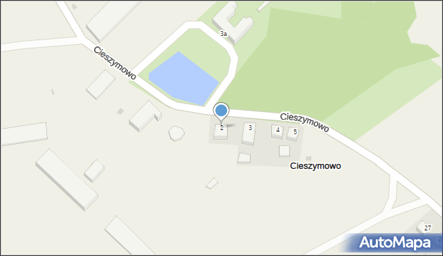 Cieszymowo, Cieszymowo, 2, mapa Cieszymowo