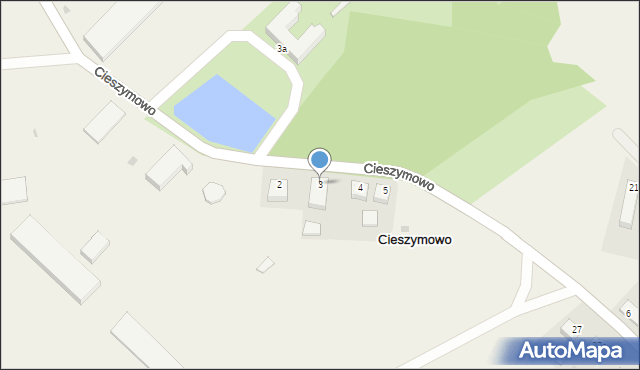 Cieszymowo, Cieszymowo, 3, mapa Cieszymowo