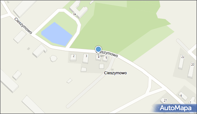 Cieszymowo, Cieszymowo, 4, mapa Cieszymowo