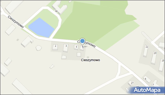 Cieszymowo, Cieszymowo, 5, mapa Cieszymowo