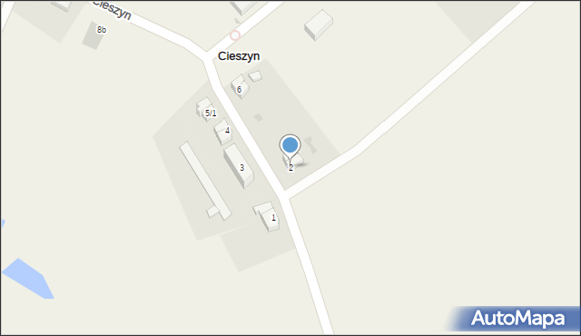 Cieszyn, Cieszyn, 2, mapa Cieszyna