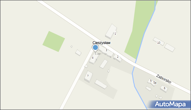 Cieszysław, Cieszysław, 4A, mapa Cieszysław