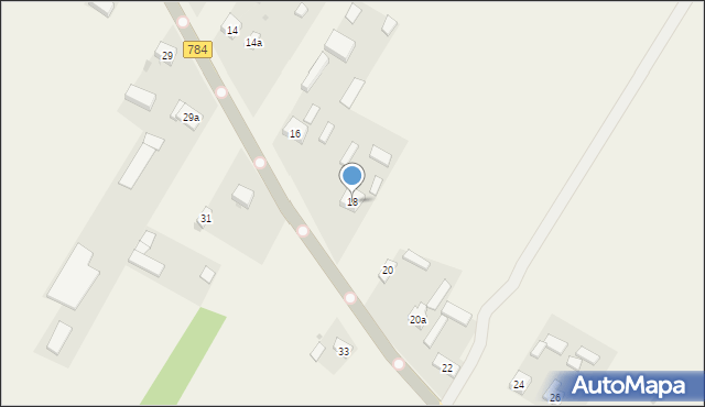 Ciężkowice, Ciężkowice, 18, mapa Ciężkowice