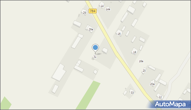 Ciężkowice, Ciężkowice, 31A, mapa Ciężkowice
