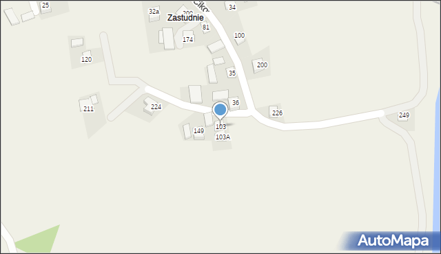 Cikowice, Cikowice, 103, mapa Cikowice