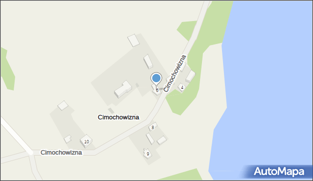 Cimochowizna, Cimochowizna, 6, mapa Cimochowizna