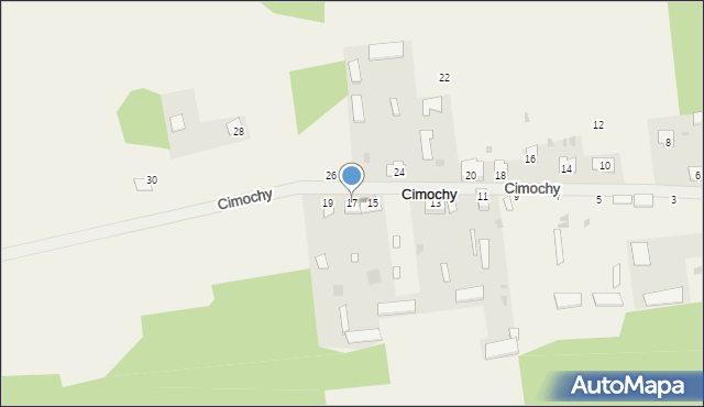 Cimochy, Cimochy, 17, mapa Cimochy