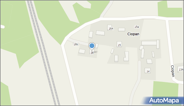 Ciopan, Ciopan, 16, mapa Ciopan