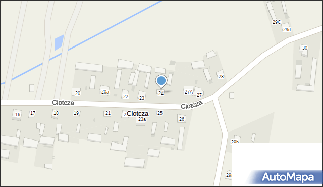 Ciotcza, Ciotcza, 24, mapa Ciotcza