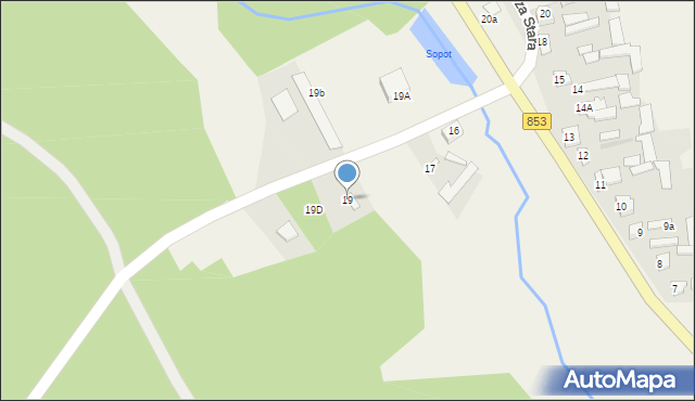 Ciotusza Stara, Ciotusza Stara, 19, mapa Ciotusza Stara