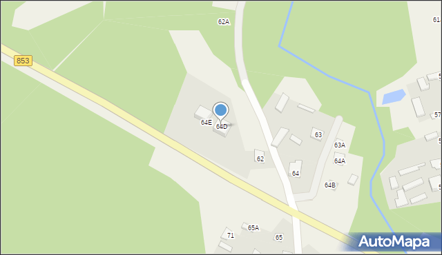 Ciotusza Stara, Ciotusza Stara, 64D, mapa Ciotusza Stara