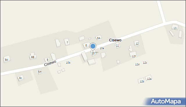 Cisewo, Cisewo, 10, mapa Cisewo