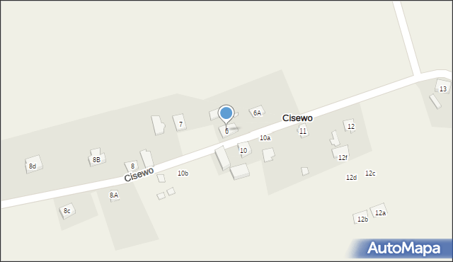 Cisewo, Cisewo, 6, mapa Cisewo