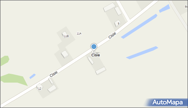 Cisie, Cisie, 11, mapa Cisie