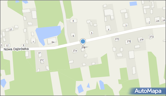 Cisie-Zagrudzie, Cisie-Zagrudzie, 37B, mapa Cisie-Zagrudzie