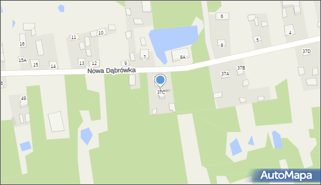 Cisie-Zagrudzie, Cisie-Zagrudzie, 37C, mapa Cisie-Zagrudzie