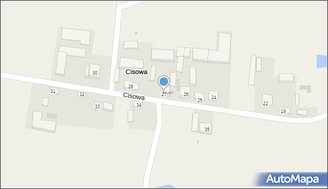 Cisowa, Cisowa, 27, mapa Cisowa