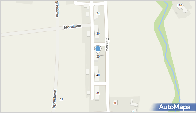 Cisownica, Cisowa, 38, mapa Cisownica