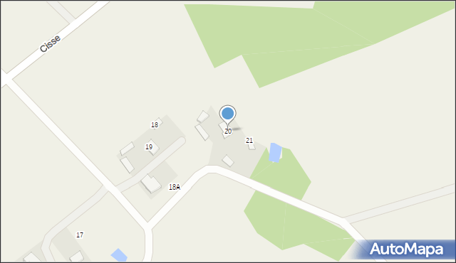 Cisse, Cisse, 20, mapa Cisse