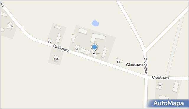 Ciućkowo, Ciućkowo, 52, mapa Ciućkowo