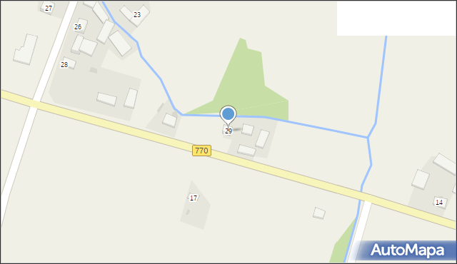 Ciuślice, Ciuślice, 29, mapa Ciuślice