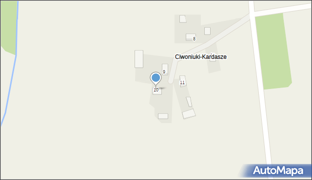 Ciwoniuki, Ciwoniuki, 10, mapa Ciwoniuki