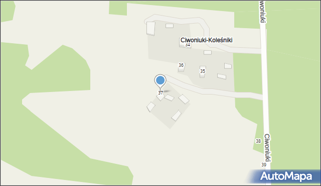 Ciwoniuki, Ciwoniuki, 37, mapa Ciwoniuki