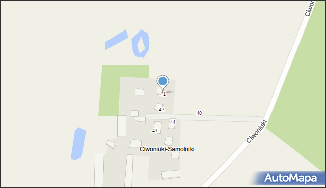 Ciwoniuki, Ciwoniuki, 41, mapa Ciwoniuki