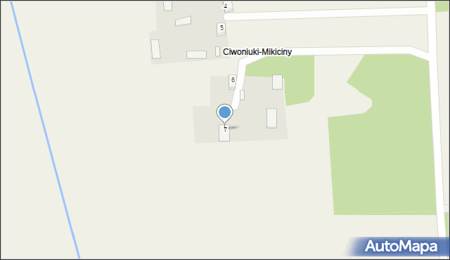 Ciwoniuki, Ciwoniuki, 7, mapa Ciwoniuki