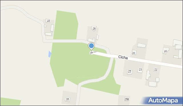 Cyganka, Cicha, 37, mapa Cyganka