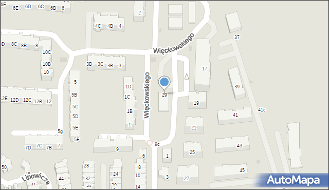 Gdańsk, Cieszyńskiego Władysława, 29, mapa Gdańska