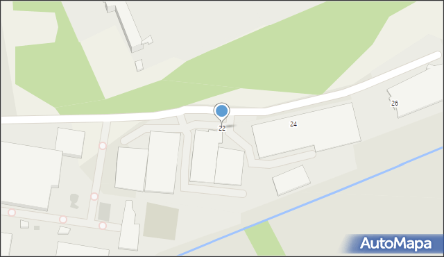 Grodzisk Mazowiecki, Cieszyńska, 22, mapa Grodzisk Mazowiecki
