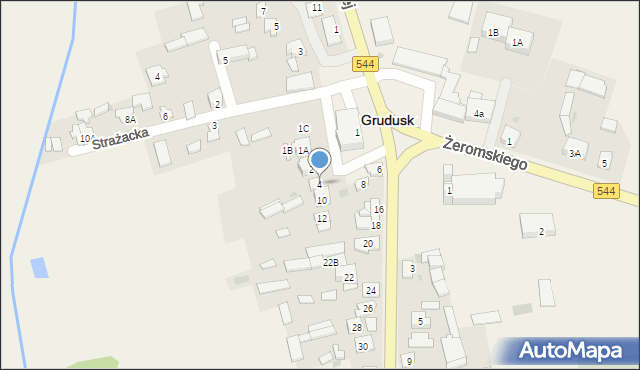 Grudusk, Ciechanowska, 4, mapa Grudusk