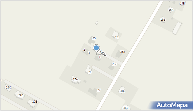 Kazimierzówka, Cicha, 2, mapa Kazimierzówka