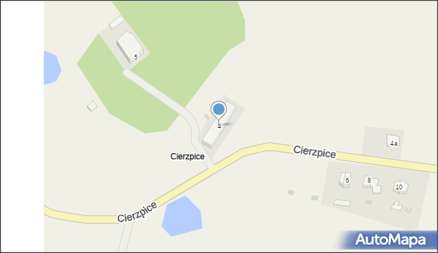 Kursztyn, Cierzpice, 4, mapa Kursztyn