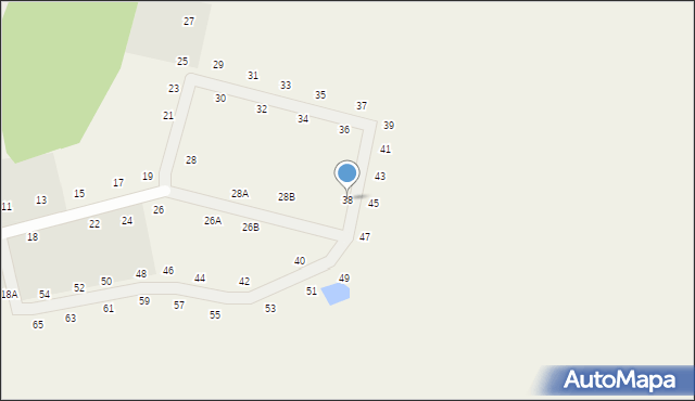 Nekla, Ciepła, 38, mapa Nekla