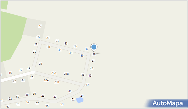 Nekla, Ciepła, 39, mapa Nekla