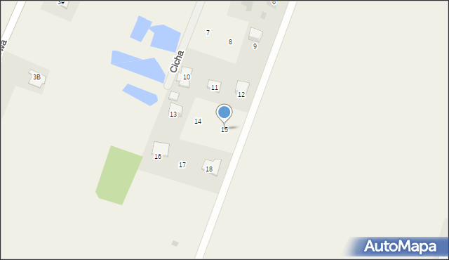 Nowa Wieś, Cicha, 15, mapa Nowa Wieś